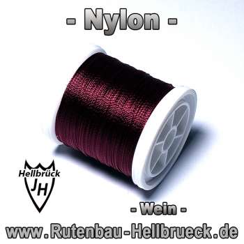 Bindegarn Nylon - Stärke: -C- Farbe: Wein